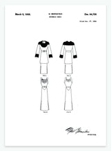 Indlæs billede til gallerivisning Kjole | Smukt patent til din væg | plakat | poster - decoARTE