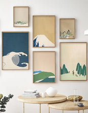 Indlæs billede til gallerivisning grønne bjerge | KAMISAKA SEKKA | UPCYCLED BY DECOARTE - decoARTE