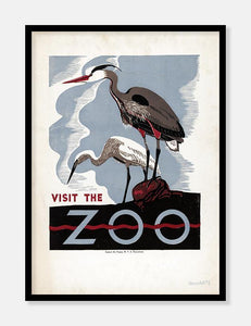 hejrer  |  PENNSYLVANIA ZOO  |  ZOOPLAKAT - decoARTE