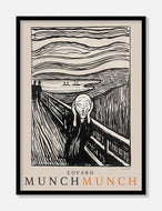 skriget  |  EDVARD MUNCH  |  KUNSTPLAKAT - decoARTE