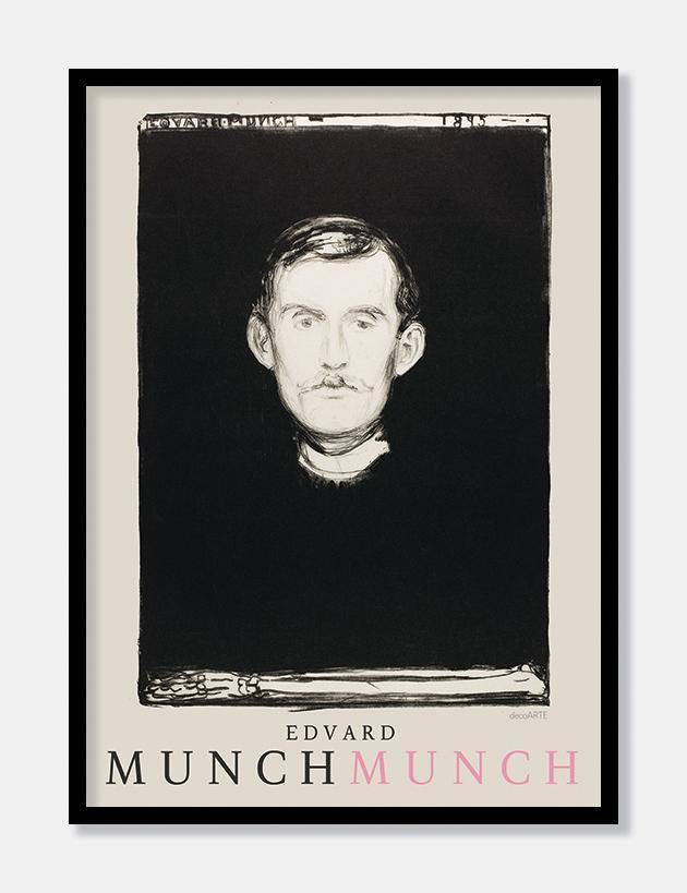 selvportræt  |  EDVARD MUNCH  |  KUNSTPLAKAT - decoARTE