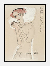 Indlæs billede til gallerivisning kvinde  |  EGON SCHIELE  |  KUNSTPLAKAT - decoARTE
