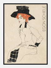 Indlæs billede til gallerivisning kvinde  |  EGON SCHIELE  |  KUNSTPLAKAT - decoARTE
