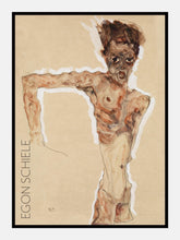 Indlæs billede til gallerivisning afklædt mand  |  SELVPORTRÆT  |  EGON SCHIELE - decoARTE
