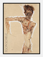 afklædt mand  |  SELVPORTRÆT  |  EGON SCHIELE - decoARTE