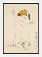to kvinder i omfavnelse  |  EGON SCHIELE  |  KUNSTPLAKAT - decoARTE