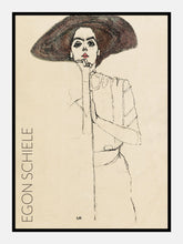 Indlæs billede til gallerivisning kvinde  |  EGON SCHIELE  |  KUNSTPLAKAT - decoARTE
