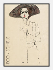 kvinde  |  EGON SCHIELE  |  KUNSTPLAKAT - decoARTE