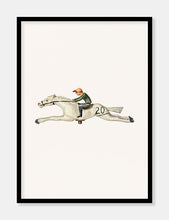 Indlæs billede til gallerivisning hest og jockey
