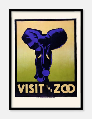 elefant  |  PENNSYLVANIA ZOO  |  ZOOPLAKAT - decoARTE