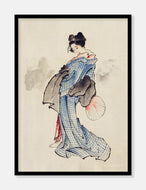 kvinde  |  KATSUSHIKA HOKUSAI  |  JAPANSK KUNSTPLAKAT - decoARTE