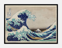 Indlæs billede til gallerivisning den store bølge  |  KATSUSHIKA HOKUSAI  |  JAPANSK KUNSTPLAKAT - decoARTE
