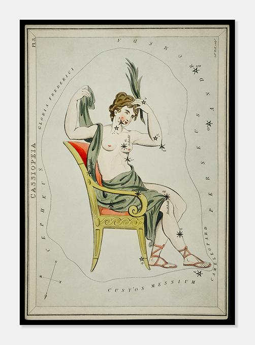 stjernebilledet cassiopeia  |  SIDNEY HALL - decoARTE