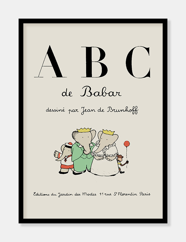 babar abc  |  JEAN DE BRUNHOFF - decoARTE