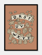 babar fransk alfabet q-z  |  JEAN DE BRUNHOFF - decoARTE