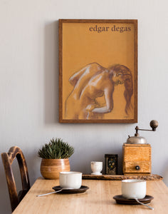 afklædt kvinde  |  EDGAR DEGAS  |  KUNSTPLAKAT - decoARTE