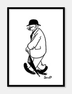 Gående mand