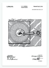 Indlæs billede til gallerivisning Talemaskine | Smukt patent til din væg | plakat | poster - decoARTE
