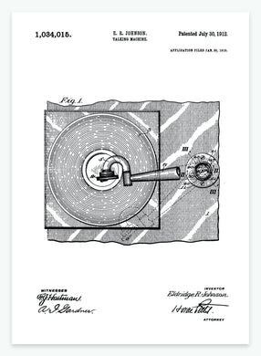Talemaskine | Smukt patent til din væg | plakat | poster - decoARTE