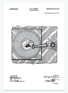 Talemaskine | Smukt patent til din væg | plakat | poster - decoARTE