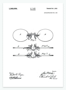 briller | PATENTPLAKAT - decoARTE