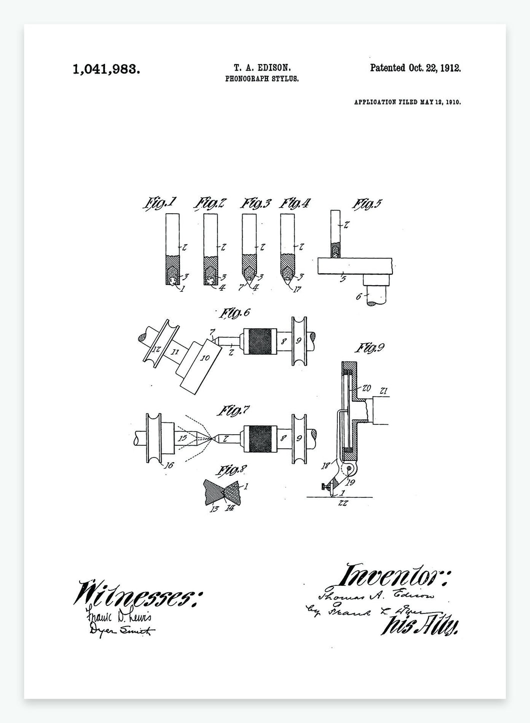Pickup | Smukt patent til din væg | plakat | poster - decoARTE