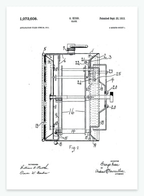 Ur | Smukt patent til din væg | plakat | poster - decoARTE