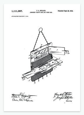 Makeuptaske | Smukt patent til din væg | plakat | poster - decoARTE