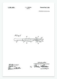Skalpel | Smukt patent til din væg | plakat | poster - decoARTE