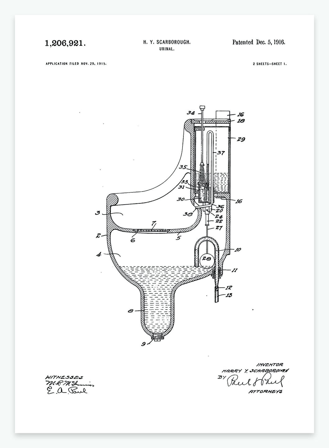 Pessoir | Smukt patent til din væg | plakat | poster - decoARTE