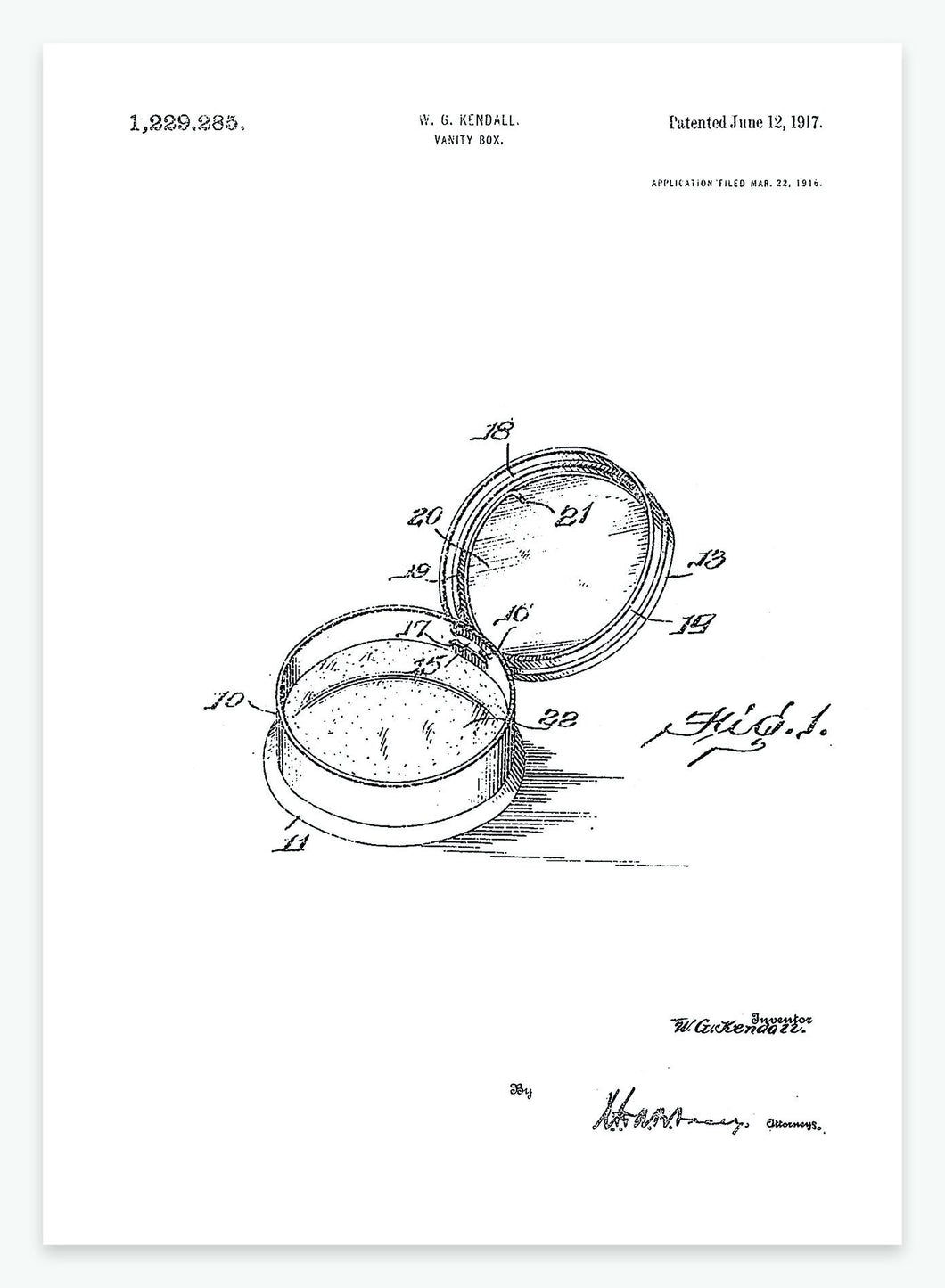 Makeupæske | Smukt patent til din væg | plakat | poster - decoARTE