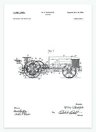 Tractor | Smukt patent til din væg - decoARTE