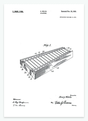 Xylofon | Smukt patent til din væg - decoARTE