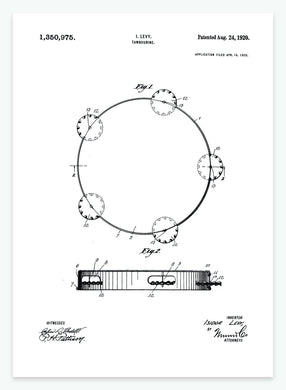 Tamburin | Smukt patent til din væg - decoARTE