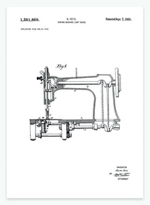 Symaskine | Smukt patent til din væg - decoARTE