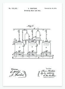 ølbrygning | PATENTPLAKAT - decoARTE