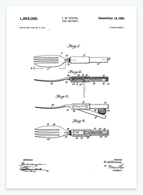 Multiværktøj | Smukt patent til din væg - decoARTE