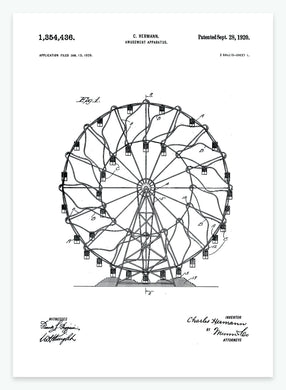 Pariserhjul | Smukt patent til din væg - decoARTE