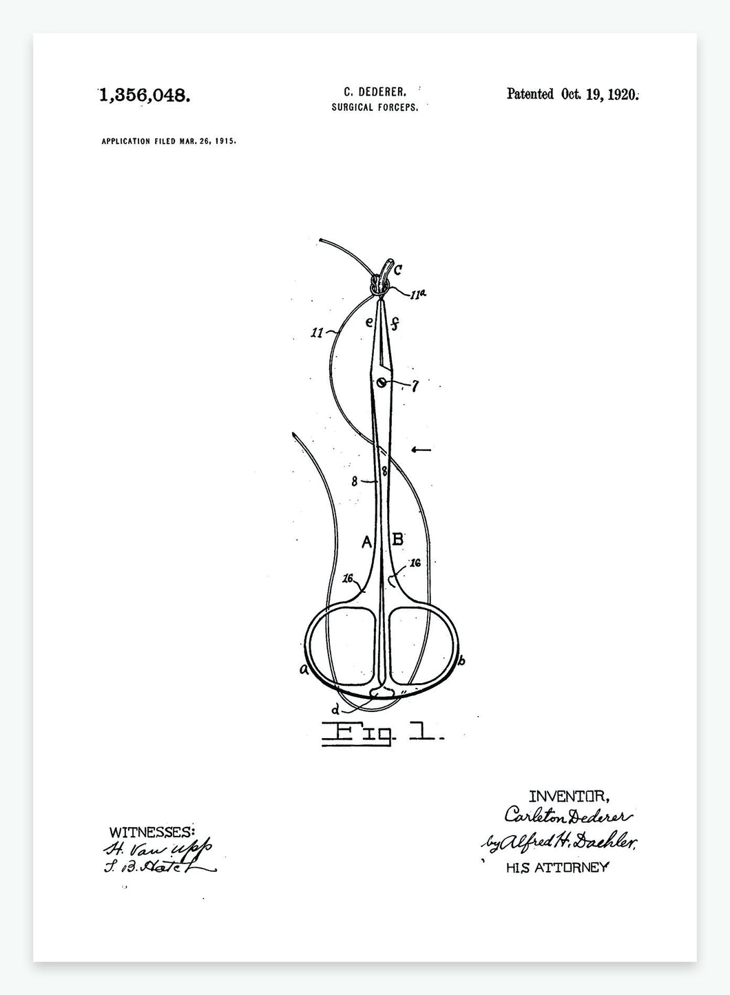 Operationssaks | Smukt patent til din væg - decoARTE