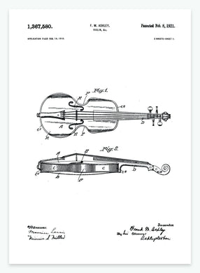 Violin | Smukt patent til din væg - decoARTE