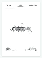 Indlæs billede til gallerivisning Kombineret værktøj | Smukt patent til din væg - decoARTE
