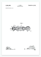 Kombineret værktøj | Smukt patent til din væg - decoARTE