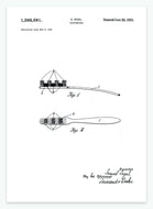 Tandbørste | Smukt patent til din væg - decoARTE