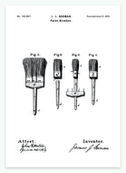 malerbørster | PATENTPLAKAT - decoARTE