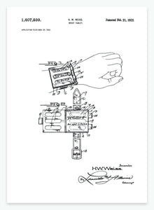 Tablet til håndled | Smukt patent til din væg - decoARTE
