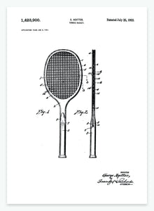 Tennisketscher | Smukt patent til din væg - decoARTE