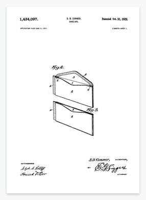 Kuvert | Smukt patent til din væg - decoARTE