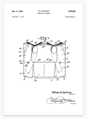 Vendefrakke | Smukt patent til din væg - decoARTE