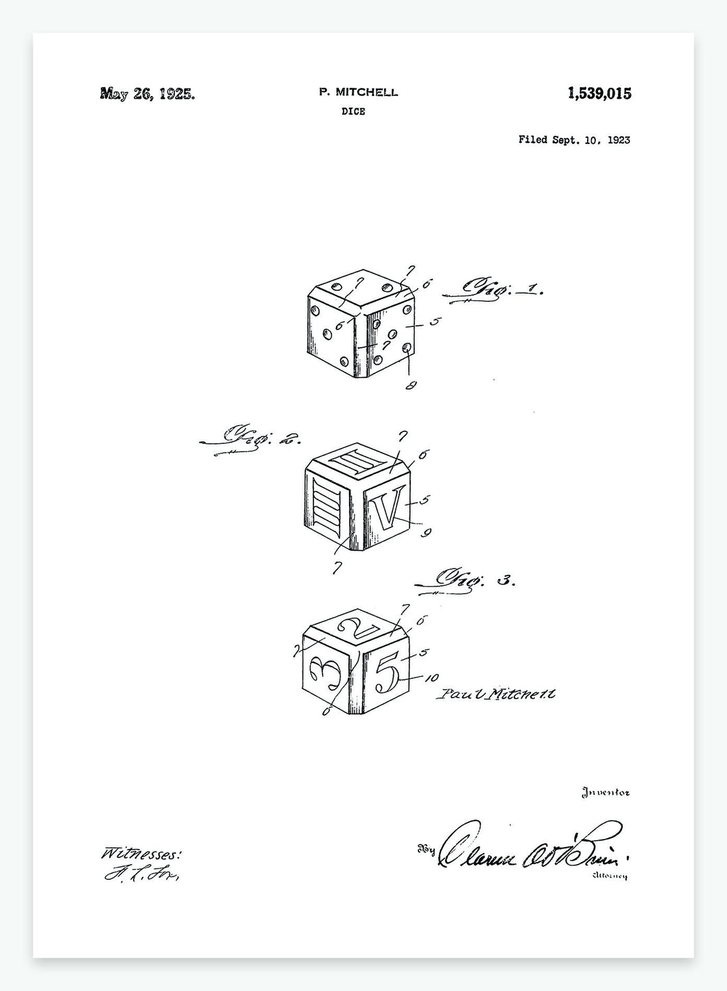 Terning | Smukt patent til din væg - decoARTE