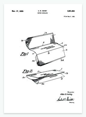 Returkuvert | Smukt patent til din væg - decoARTE